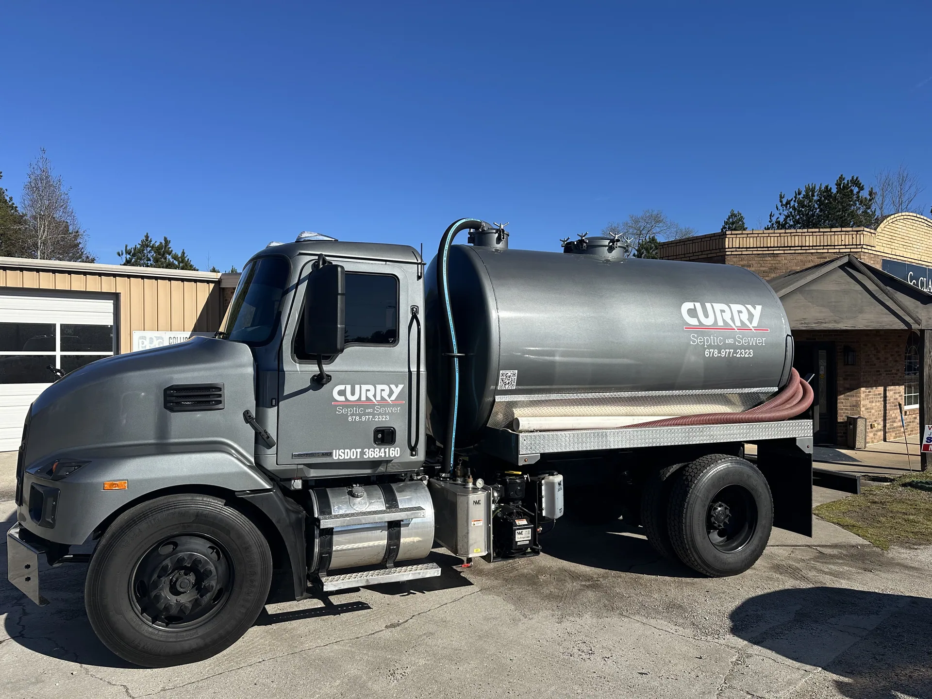 Curry septic sewer pump truck georgia 3