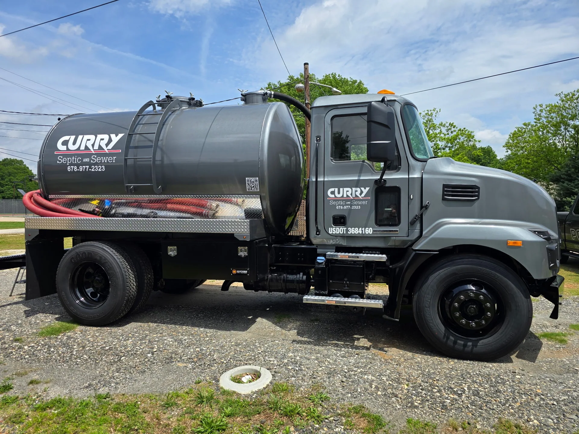 Curry septic sewer pump truck georgia